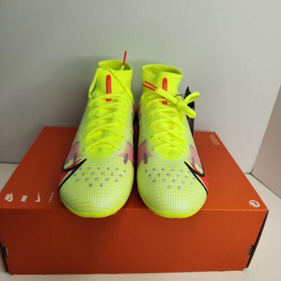 Nike Superfly 8 Elite AG Volt Bright Crimson Size 9 Men main image 4